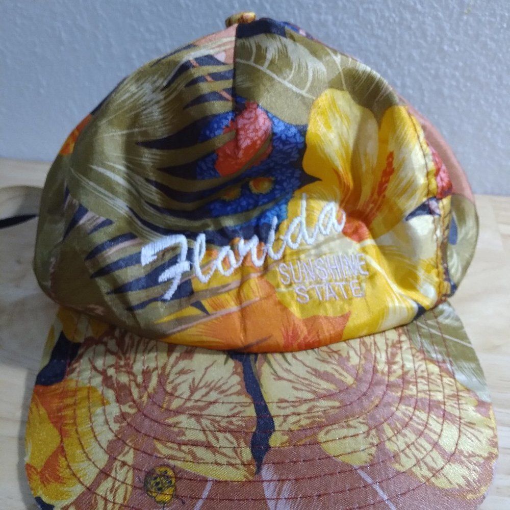Vintage Florida Sunshine State Snap Back Hat